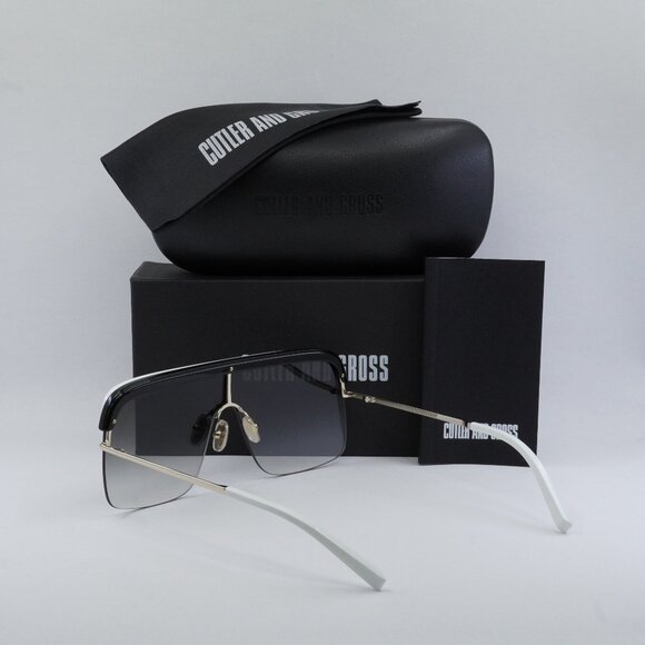 Final Price! Cutler and Gross CG1328S 002 Black White/Grey Sunglasses - Picture 7 of 7